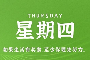 12月1日,星期四,在这里每天60秒读懂世界!