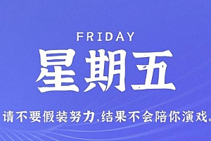 1月6日,星期五,在这里每天60秒读懂世界!