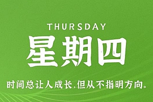8月31日,星期四,在这里每天60秒读懂世界!